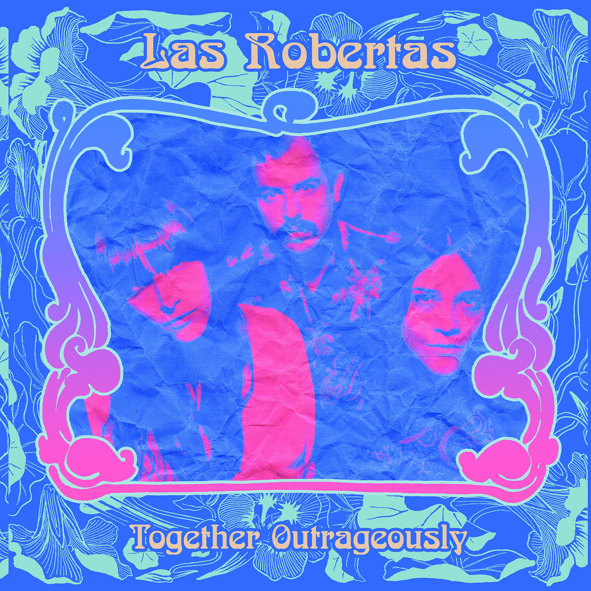 Las Robertas- Together Outrageously 7" ~RARE AQUA BLUE WAX / THE MUFFS!