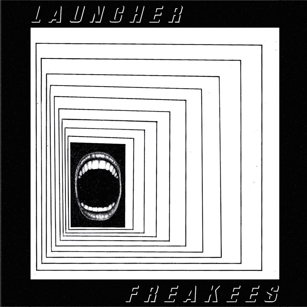 Launcher / Freakees-  Split 7” ~HANK WOOD AND THE HAMMERHEADS!