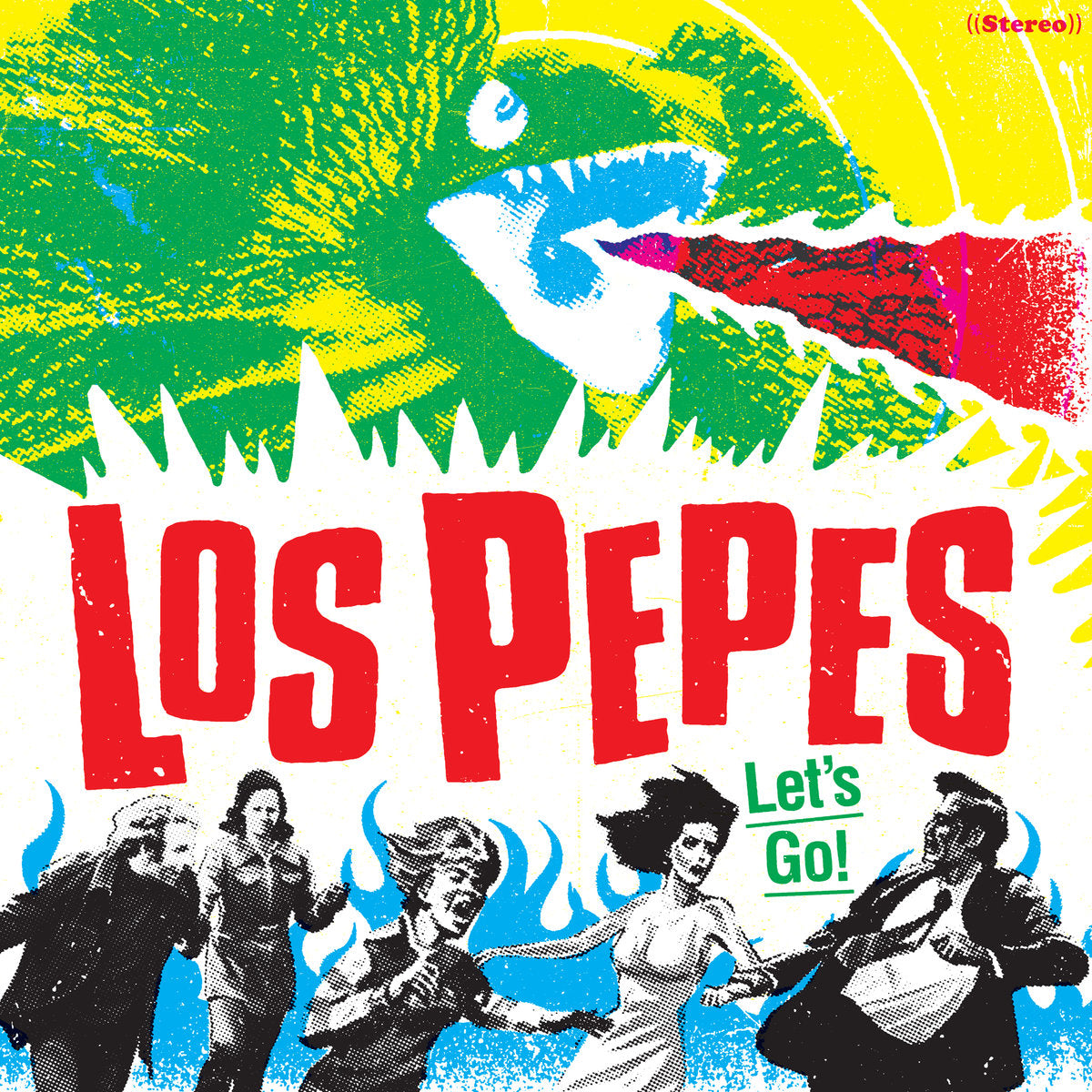 Los Pepes- Let’s Go! LP ~RARE RED AND BLACK SPLATTER WAX!