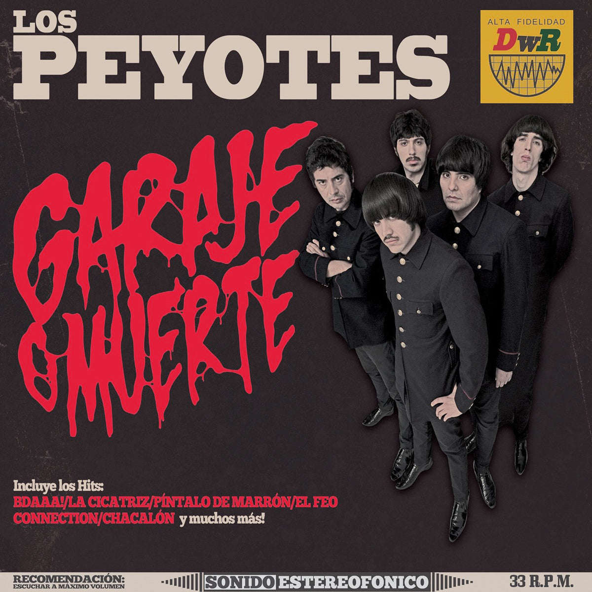 Los Peyotes- Garaje O Muerte LP ~FUZZTONES / GATEFOLD COVER!