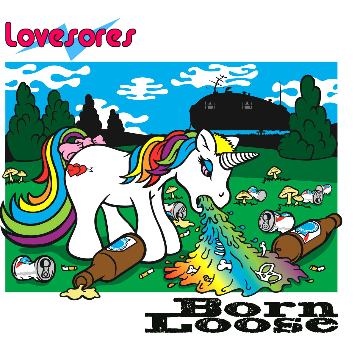 Lovesores / Born Loose- Split 7” ~KILLER!