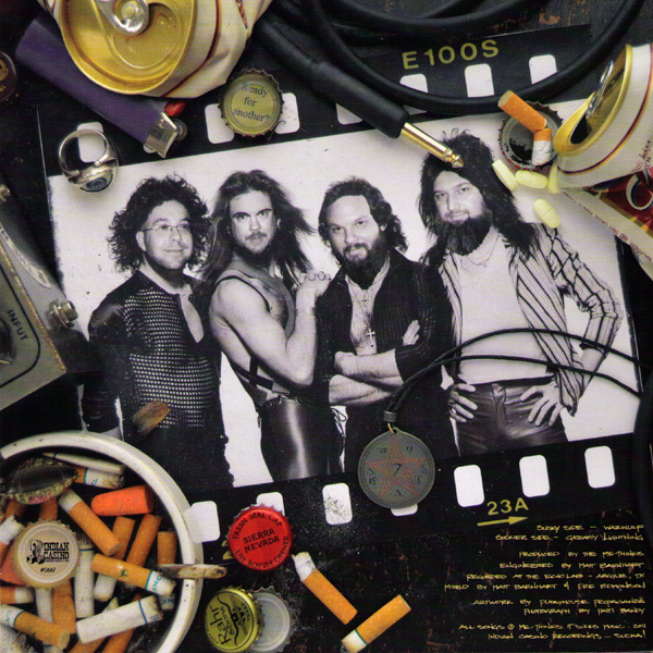 The Me-Thinks- Greasy Lightning 7” ~RARE BEER COLORED WAX! - Indian Casino - Dead Beat Records - 2