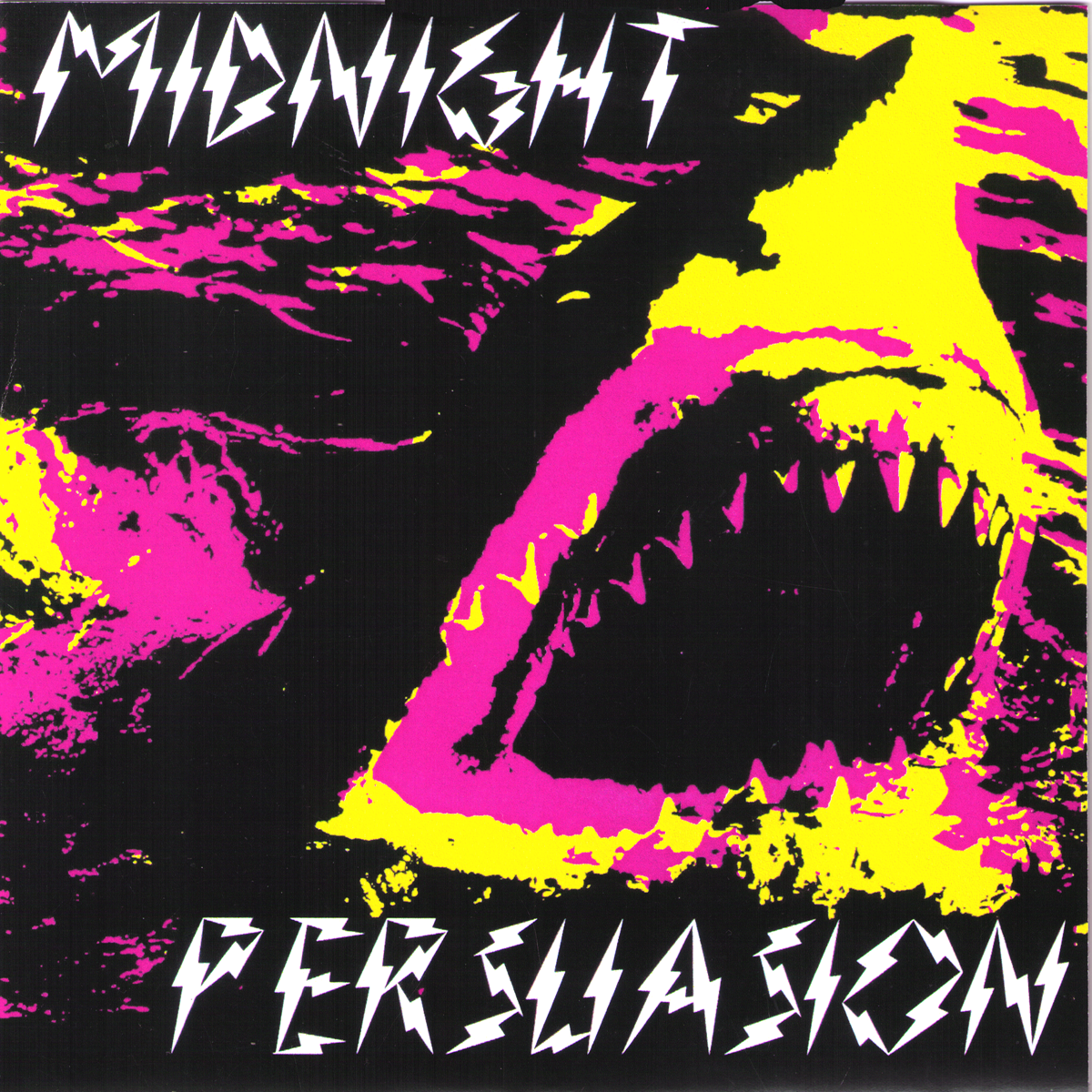 Midnight Persuasion- S/T 7” ~RARE PURPLE + YELLOW ALT CVR LTD 50!