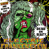 Electric Frankenstein/Thee Mighty Fevers- Split 7” ~RARE ORANGE WAX! - The Bees Knees - Dead Beat Records - 1