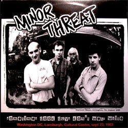 MINOR THREAT- ‘Sometimes Good Guys Don't Wear White' LP - HC Classics - Dead Beat Records