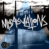 Miscalculations- A Silent Defence 7” ~ALTERNATE COVER LTD TO 100! - NO FRONT TEETH - Dead Beat Records