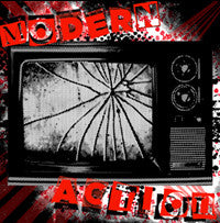Modern Action- S/T 7" WITH LIMITED COVERS***50 MADE!! - NO FRONT TEETH - Dead Beat Records