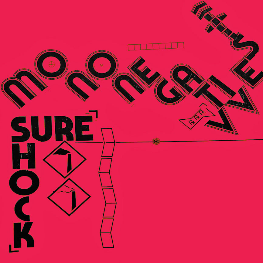Mononegatives- Sure Shock 7"~RARE RED ALT CVR LTD TO 50!
