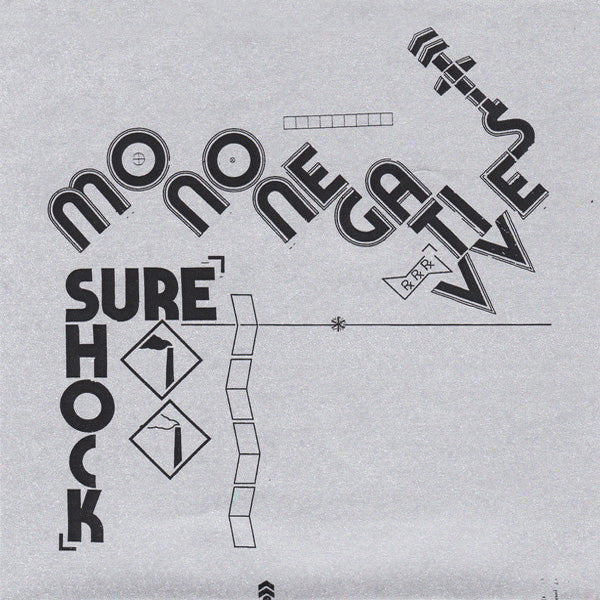 Mononegatives- Sure Shock7"~RAREST SILVER FOIL COVER LTD TO 30!