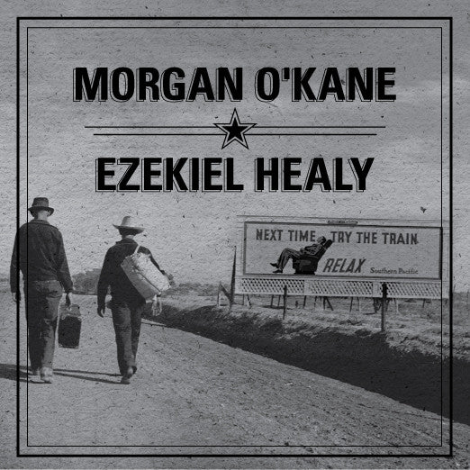 Morgan O'Kane/Ezekiel Healy- Split 7” ~CLEAR WAX LTD TO 175! - Fat Elvis - Dead Beat Records - 1