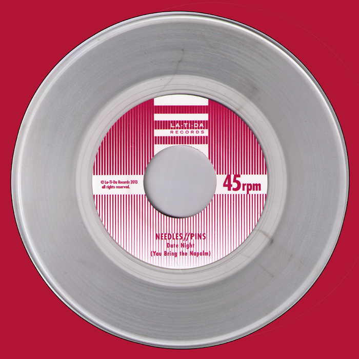 Needles//Pins- Outta This Place 7” RARE CLEAR WAX LTD TO 100! - La Ti Da - Dead Beat Records - 2