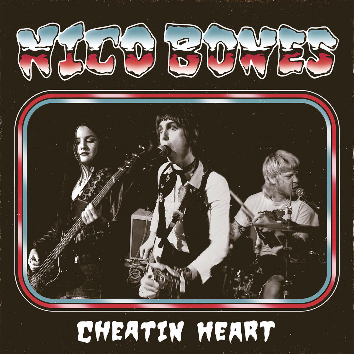 Nico Bones- Cheatin Heart 7" ~RARE TRANSPARENT BLUE WAX LTD TO 100 / WANDA RECORD!