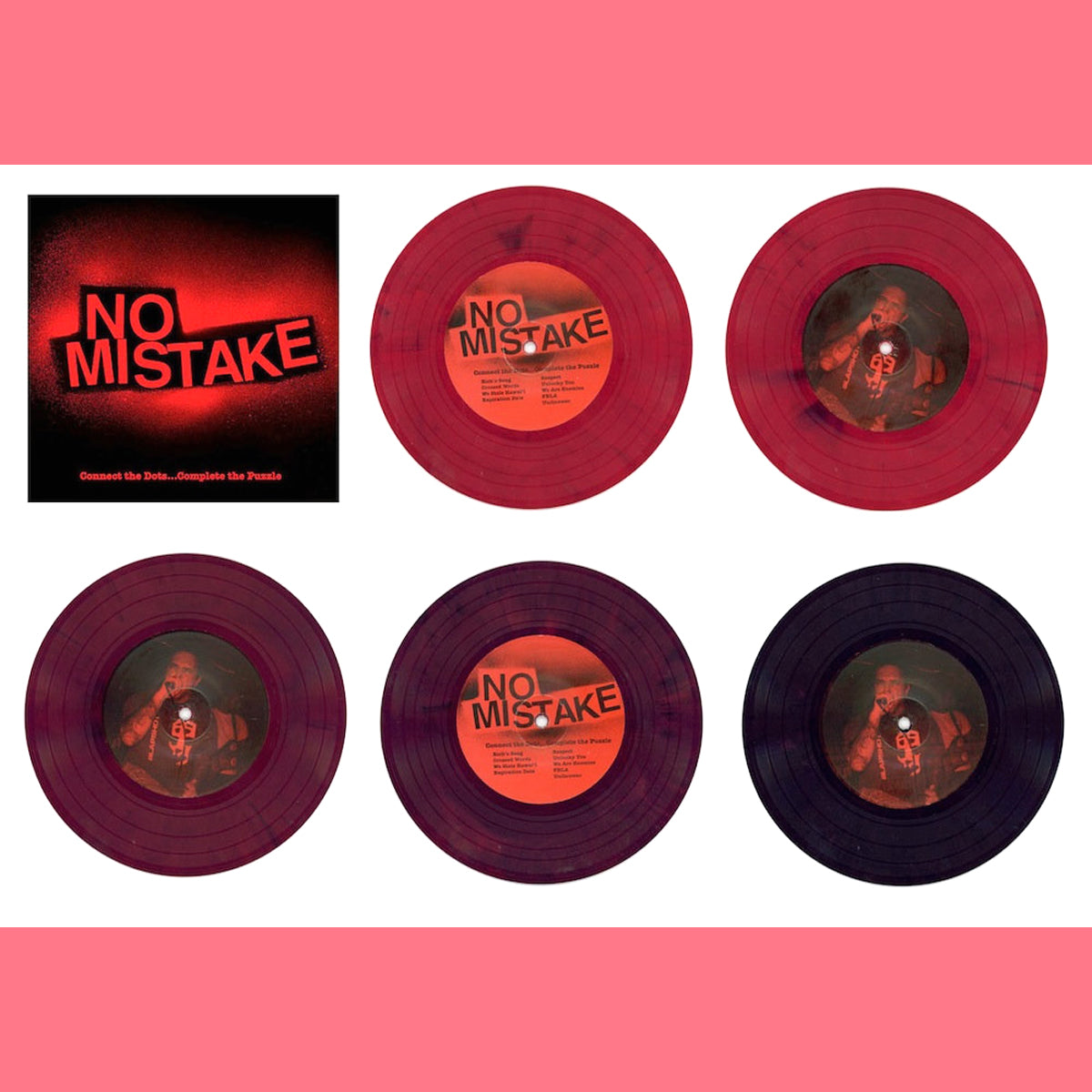 No Mistake- Connect The Dots 7” ~EX GO! / PERMANENT RUIN!