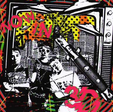 Now In 3D- The Knife Is The Law 7" ~100 PRESSED ON GREEN WAX! - NO FRONT TEETH - Dead Beat Records
