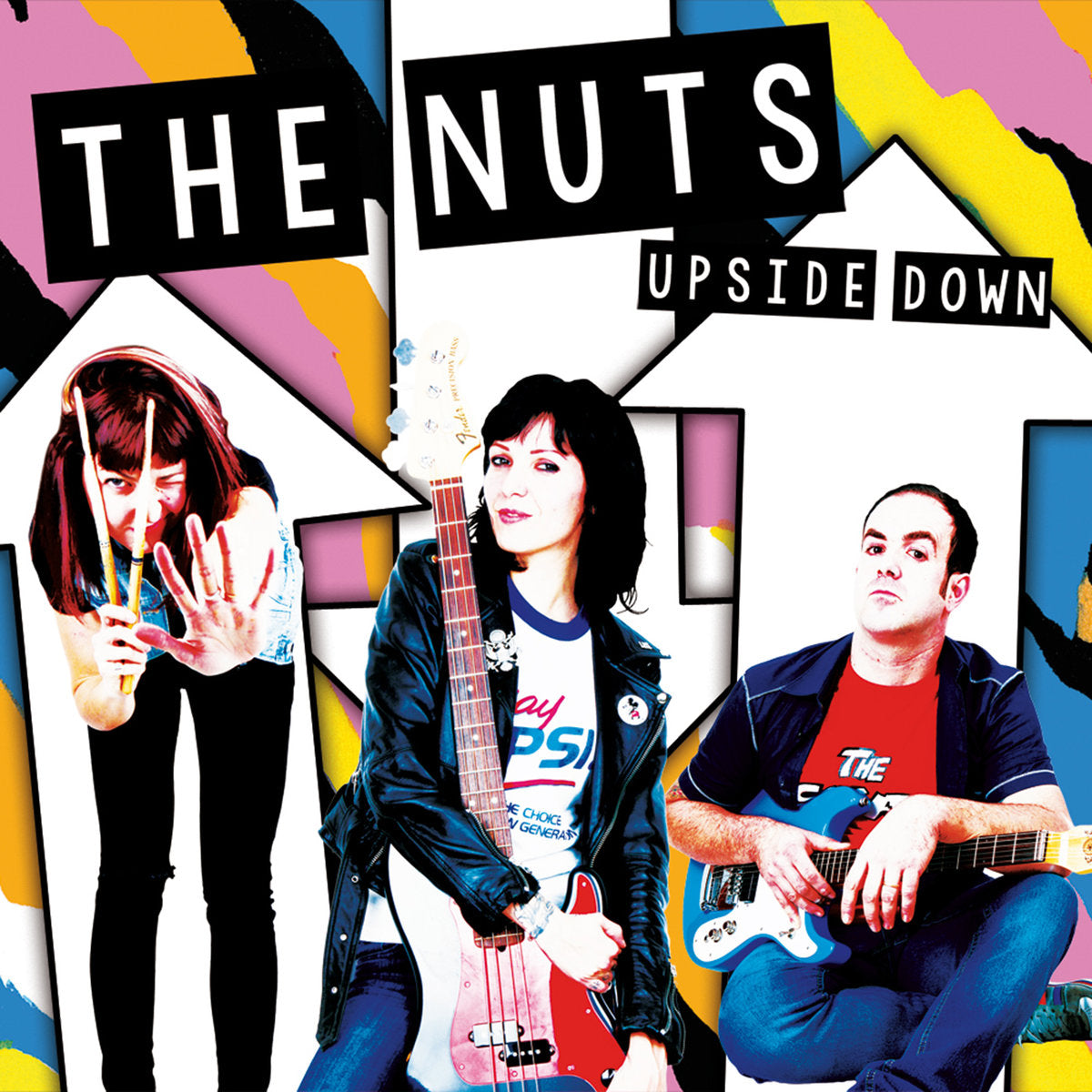 The Nuts- Upside Down LP ~NIKKI AND THE CORVETTES!