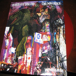 One Win Choice /Heartfelt Discord- Split LP ~RARE RED WAX - Eternal Hope - Dead Beat Records