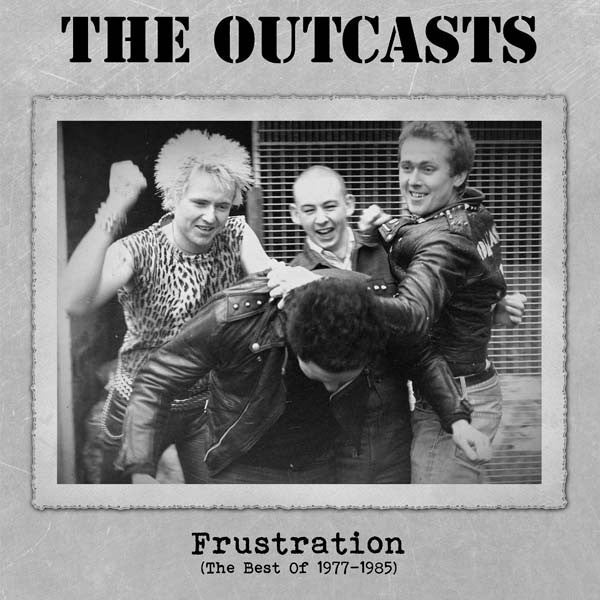 The Outcasts- Frustration LP ~WHITE WAX LTD TO 200 COPIES! - Wanda - Dead Beat Records
