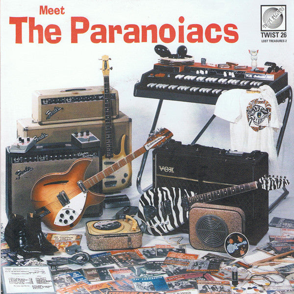 Paranoiacs- Meet The Paranoiacs 7” ~MORLOCKS! - Twist - Dead Beat Records - 1