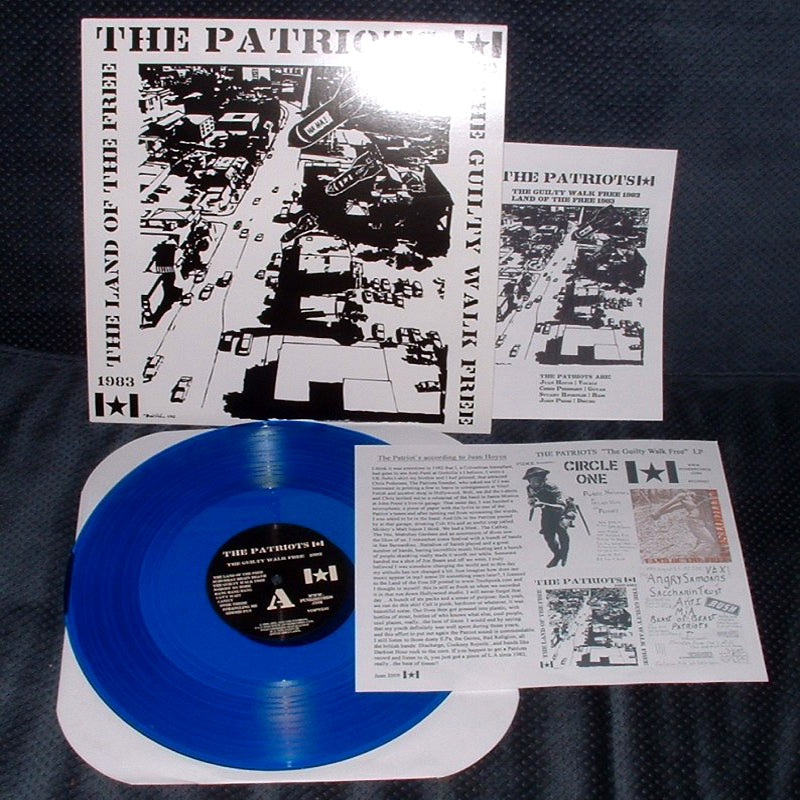 Patriots- The Guilty Walk Free LP ~REISSUE / RARE BLUE WAX!