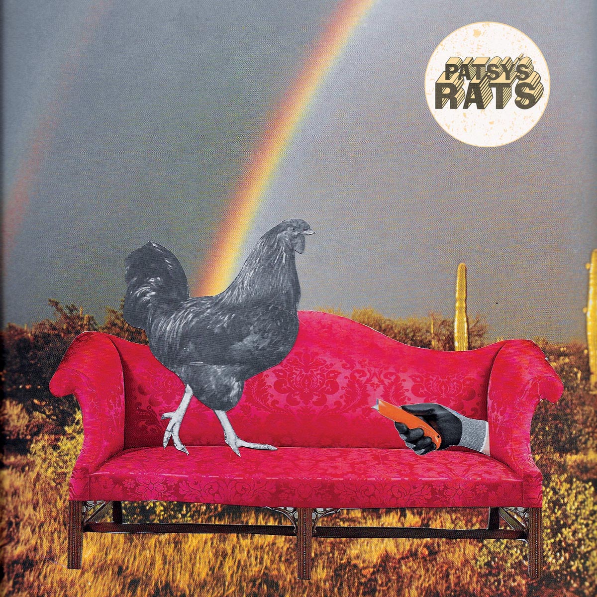 Patsy's Rats- Rounding Up 7” ~EX MEAN JEANS / RARE WHITE WAX LTD TO 200!