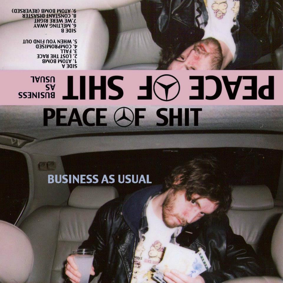 Peace of Shit- Business As Usual CS  ~EX DIGITAL LEATHER - Rainy Road - Dead Beat Records