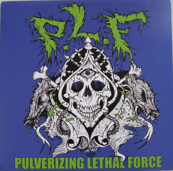PLF- 'Pulverizing Lethal Force' LP - Cutthroat - Dead Beat Records