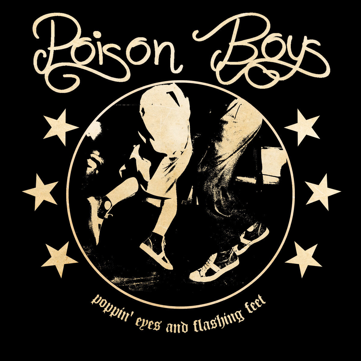 Poison Boys- Poppin’ Eyes And Flashing Feet 7” ~KILLER / NEW YORK DOLLS!