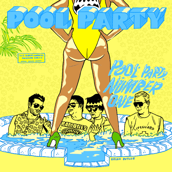 Pool Party- Number One LP ~LTD YELLOW + BLUE SPLATTER WAX!