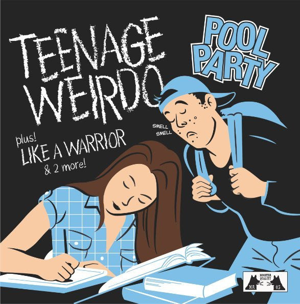 Pool Party- Teenage Weirdo 7" ~RARE RED WAX LTD TO 119! - Mooster - Dead Beat Records - 1