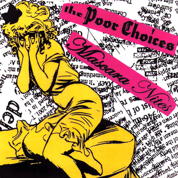 Mascara Nites/Poor Choices- Split 7" ~RARE ACETATE COVER! - Shake - Dead Beat Records