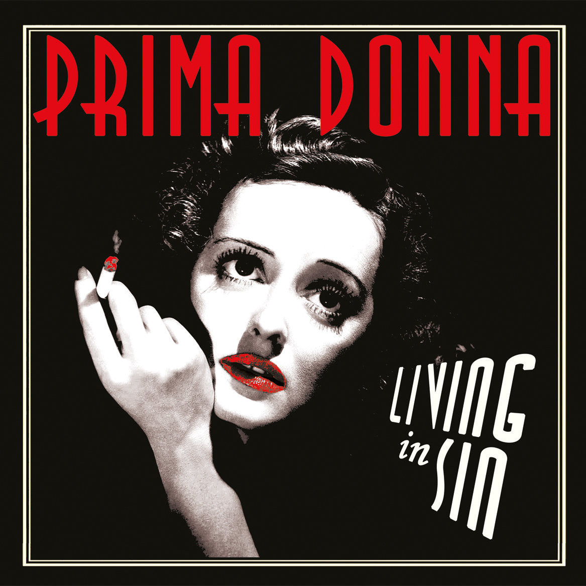 Prima Donna- Living In Sin 7" ~100 PRESSED ON BLACK WAX! - Wanda - Dead Beat Records