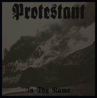 Protestant- In Thy Name LP ~RARE CLEAR WAX W BLACK STREAKS! - Halo Of Flies - Dead Beat Records
