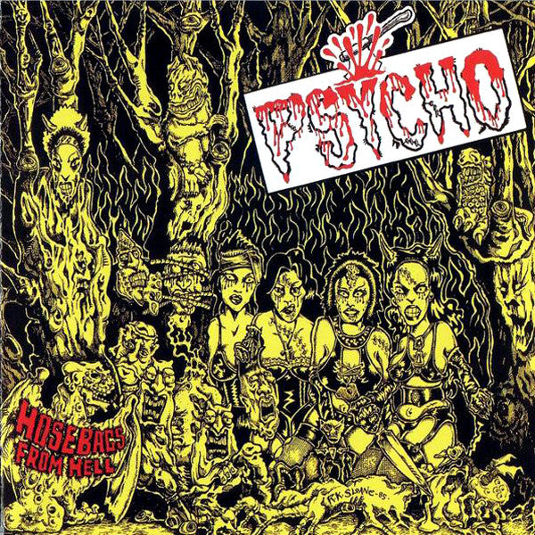 Psycho- Studio Recordings 1982 - 1986 CD ~REISSUE! - Welfare Records - Dead Beat Records - 1