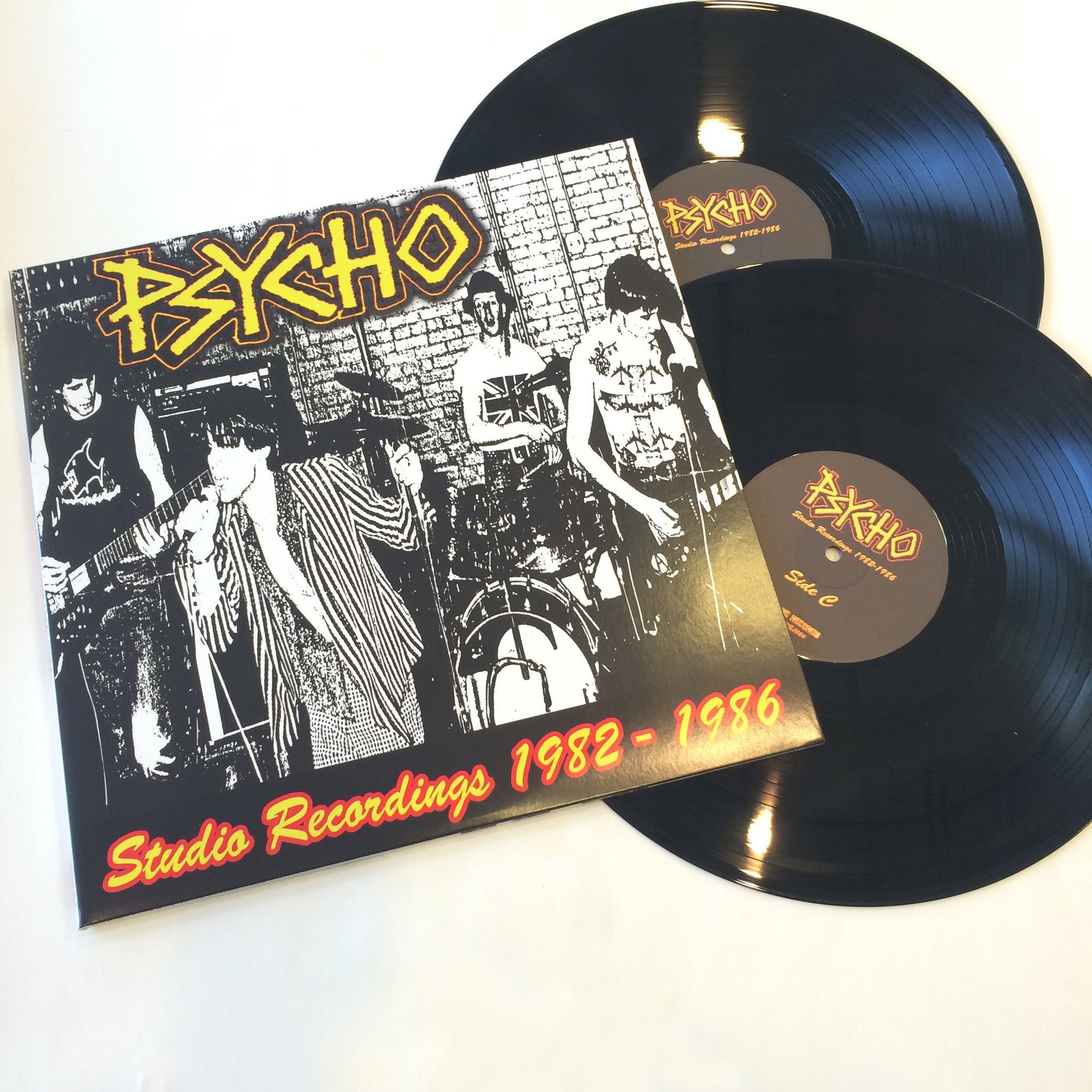 Psycho- Studio Recordings 1982 - 1986 2x LP GATEFOLD ~REISSUE! - Welfare Records - Dead Beat Records - 1
