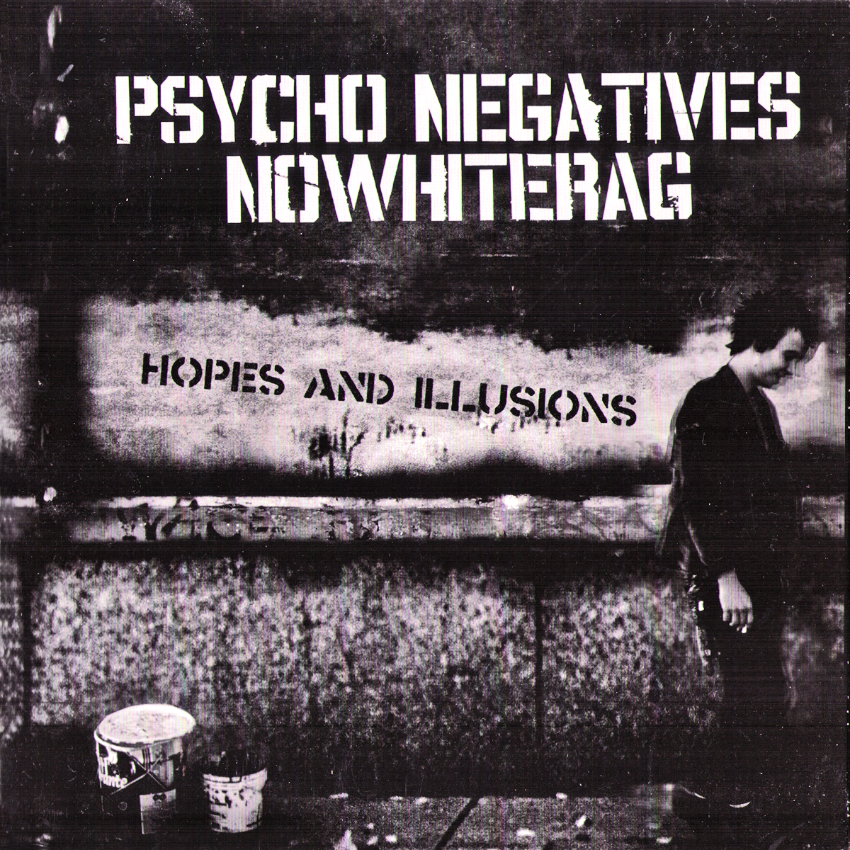 Psycho Negatives / No White Rag- Split 7" ~GATEFOLD COVER W/ 8 PAGE PULL OUT POSTER / INSERT!