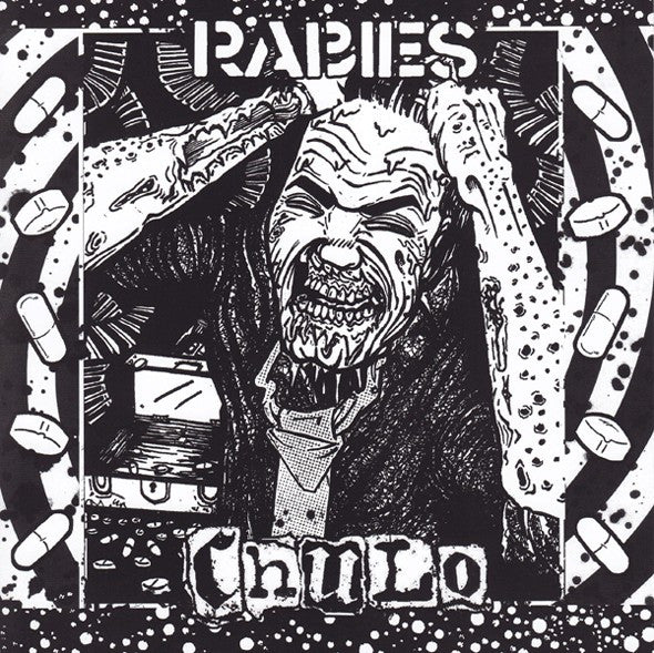 Rabies/Chulo- Split 7” ~LTD TO 295 COPIES! - Pogohai - Dead Beat Records