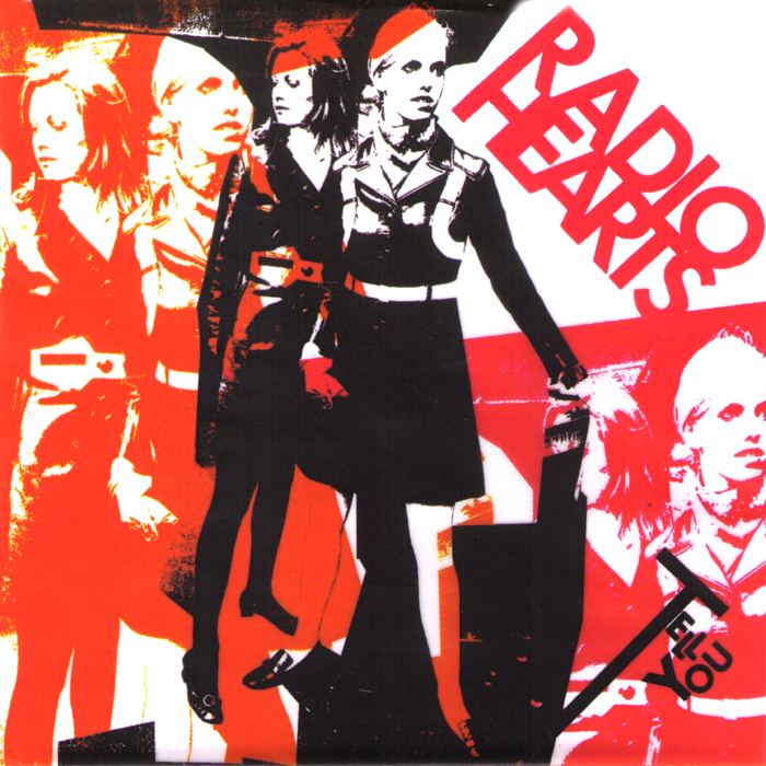 Radio Hearts- Tell You 7”  ~RARE ALTERNATE COVER LTD TO 100! - NO FRONT TEETH - Dead Beat Records