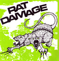 RAT DAMAGE- S/T 7" - FLAT BLACK - Dead Beat Records