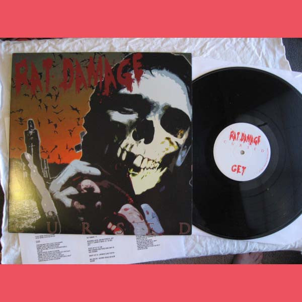 Rat Damage- Cursed LP ~BLACK FLAG!
