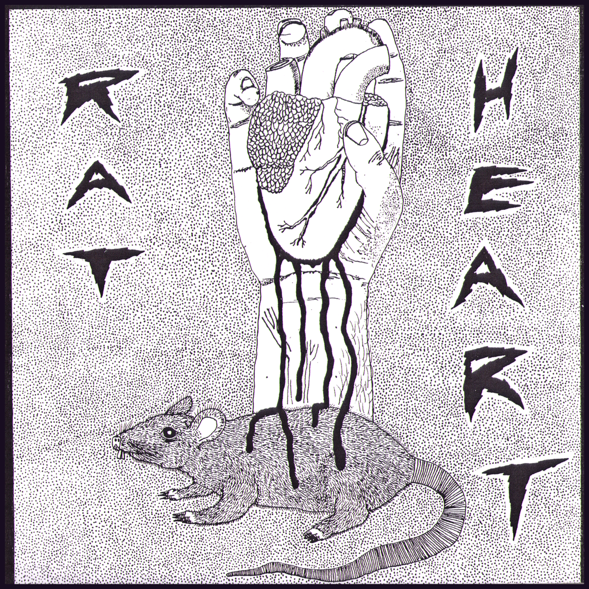 Rat Heart- S/T 7” ~RARE W/ MARTIN OF LUMPY AND THE DUMPERS!