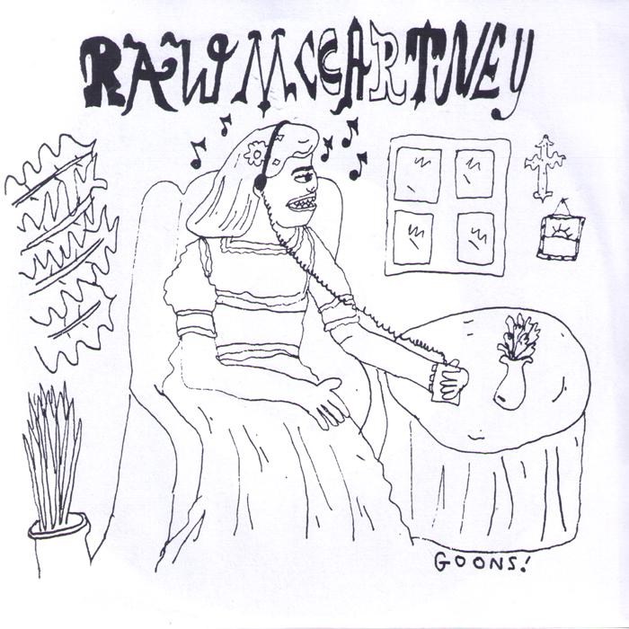 Raw McCartney- Midwest Eject 7" ~HEADPHONES COVER LTD TO 83! - Goodbye Boozy - Dead Beat Records
