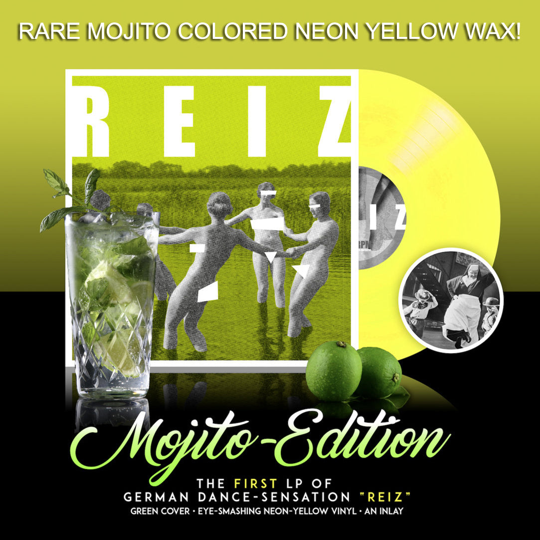 Reiz- S/T LP ~EX MODERN PETS / RARE NEON YELLOW MOJITO EDTION LTD TO 100!