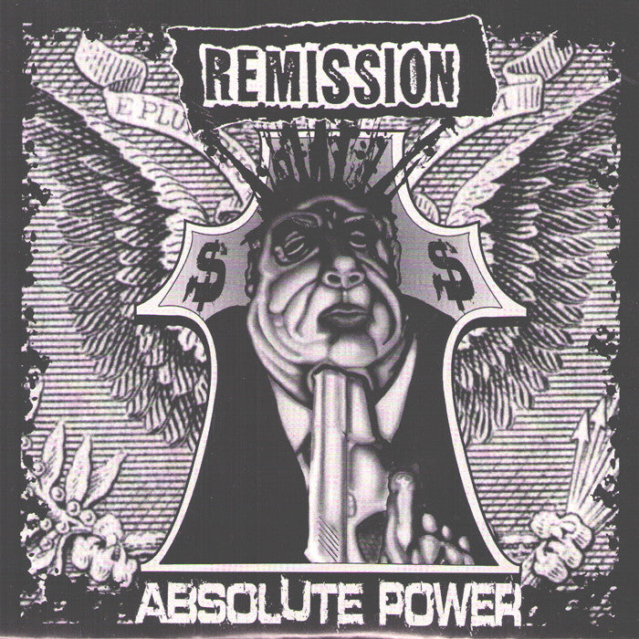 Remission- Absolute Power 7” ~FIRST PRESS ON WHITE WAX!