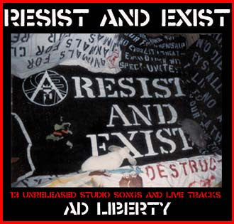 Resist And Exist- Ad Liberty CD - Mass Media - Dead Beat Records