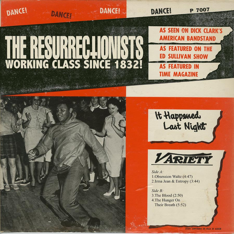 The Resurrectionists- Working Class Since 1832 10” ~RARE WHITE WAX!