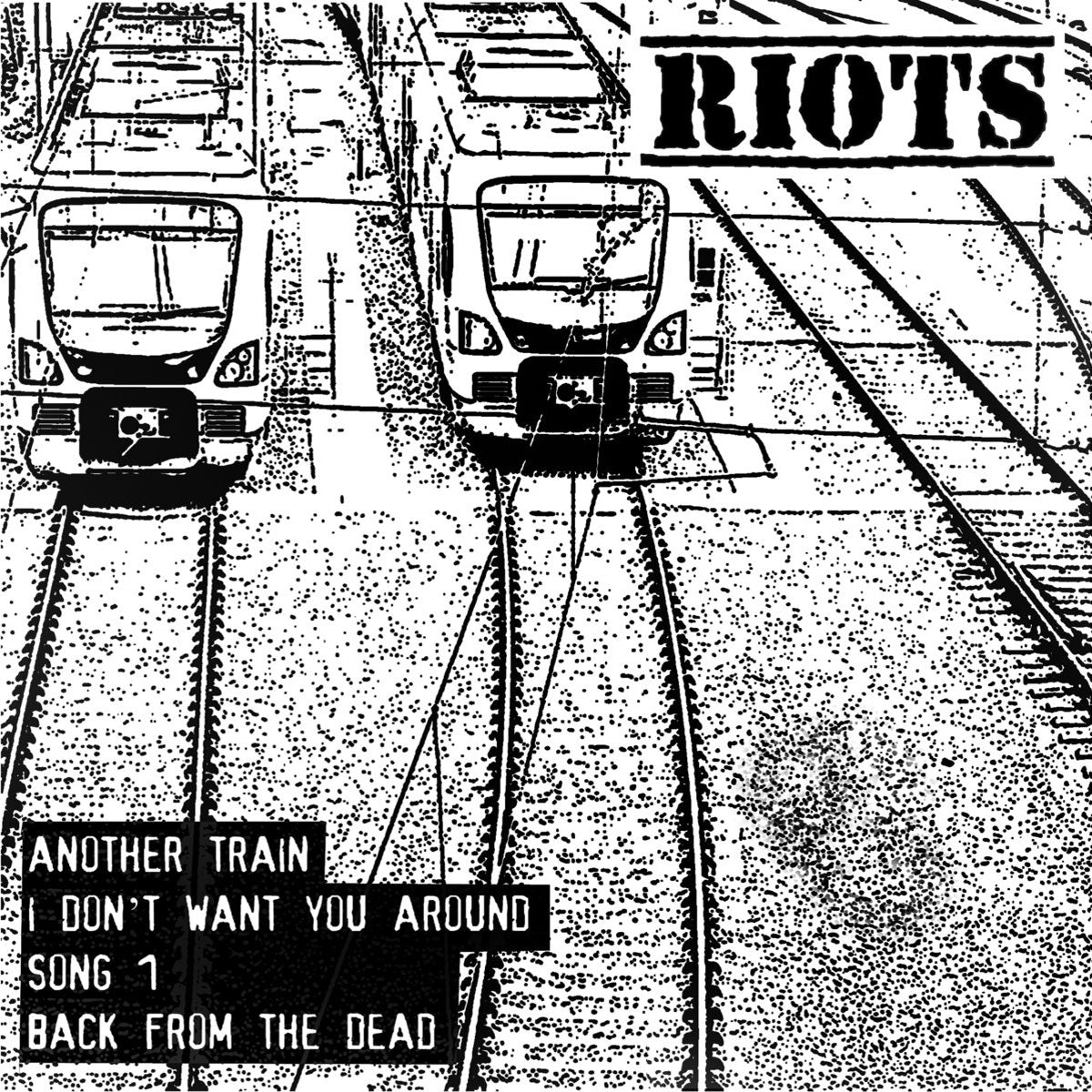 Riots- Another Train 7” ~RARE TRANSPARENT RED WAX!