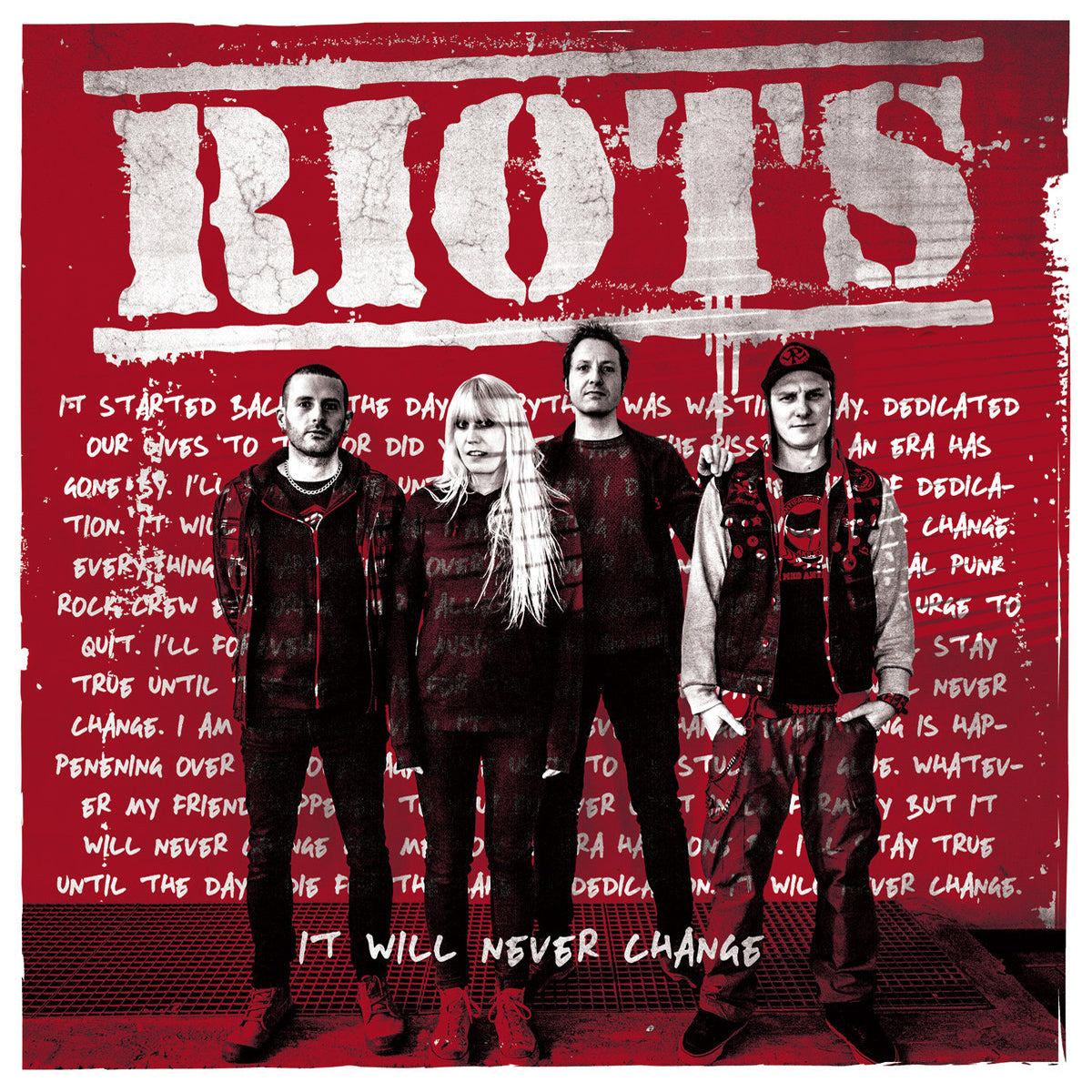 Riots- It Will Never Change LP ~RARE TRANSPARENT RED WAX LTD TO 100!