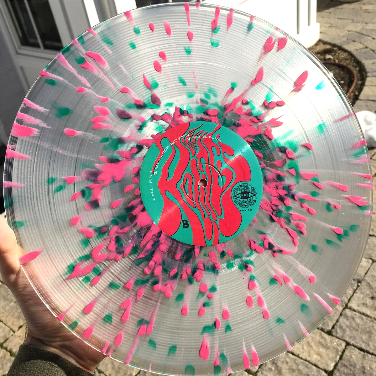 Routes- Dirty Needles And Pins LP  ~RARE GREEN / PINK SPLATTER WAX!