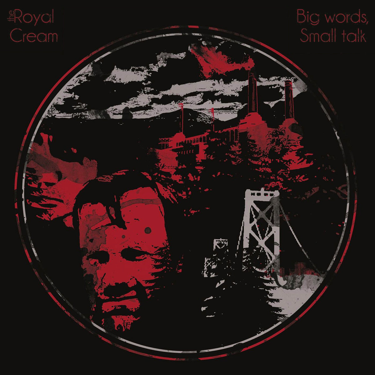 Royal Cream- Big Words Small Talk LP ~EX SEWERGROOVES / RARE RED WAX LTD TO 100!