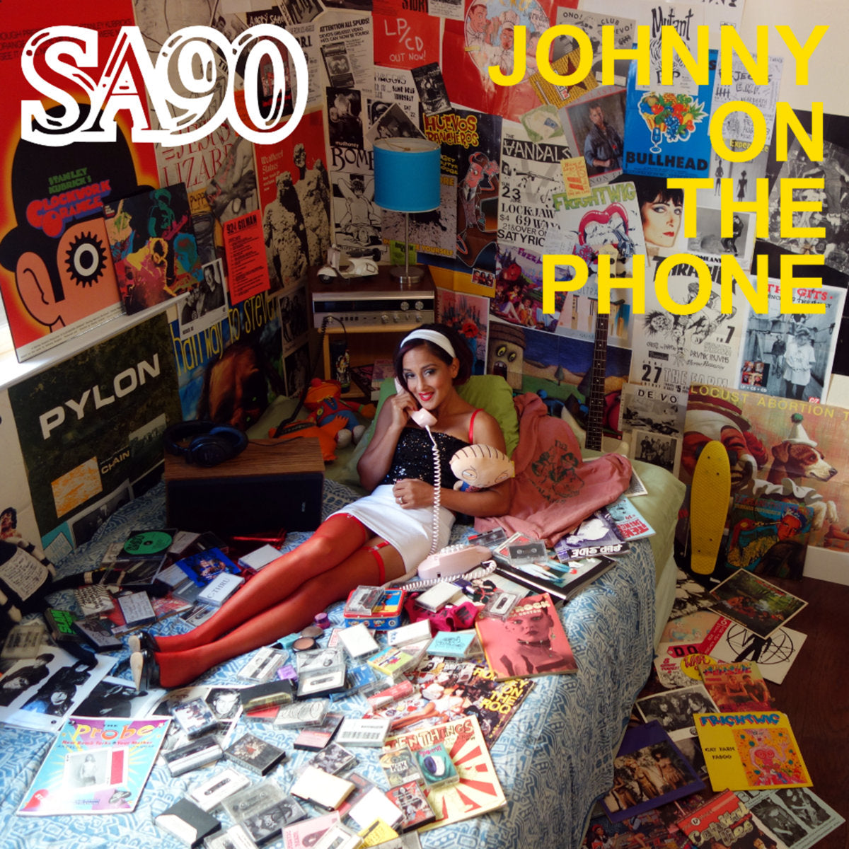 SA90- Johnny On The Phone LP ~AVENGERS / COLROED VINYL!